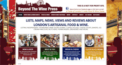 Desktop Screenshot of beyondthewinepress.com